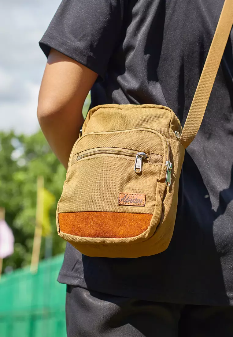 Small canvas sales sling bag