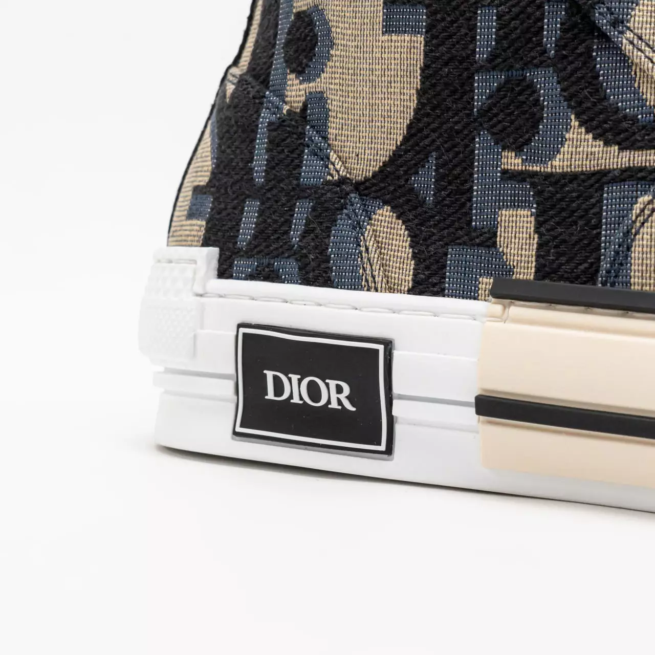 Jual Christian Dior Christian Dior B23 High-Top Sneaker Beige and Black ...