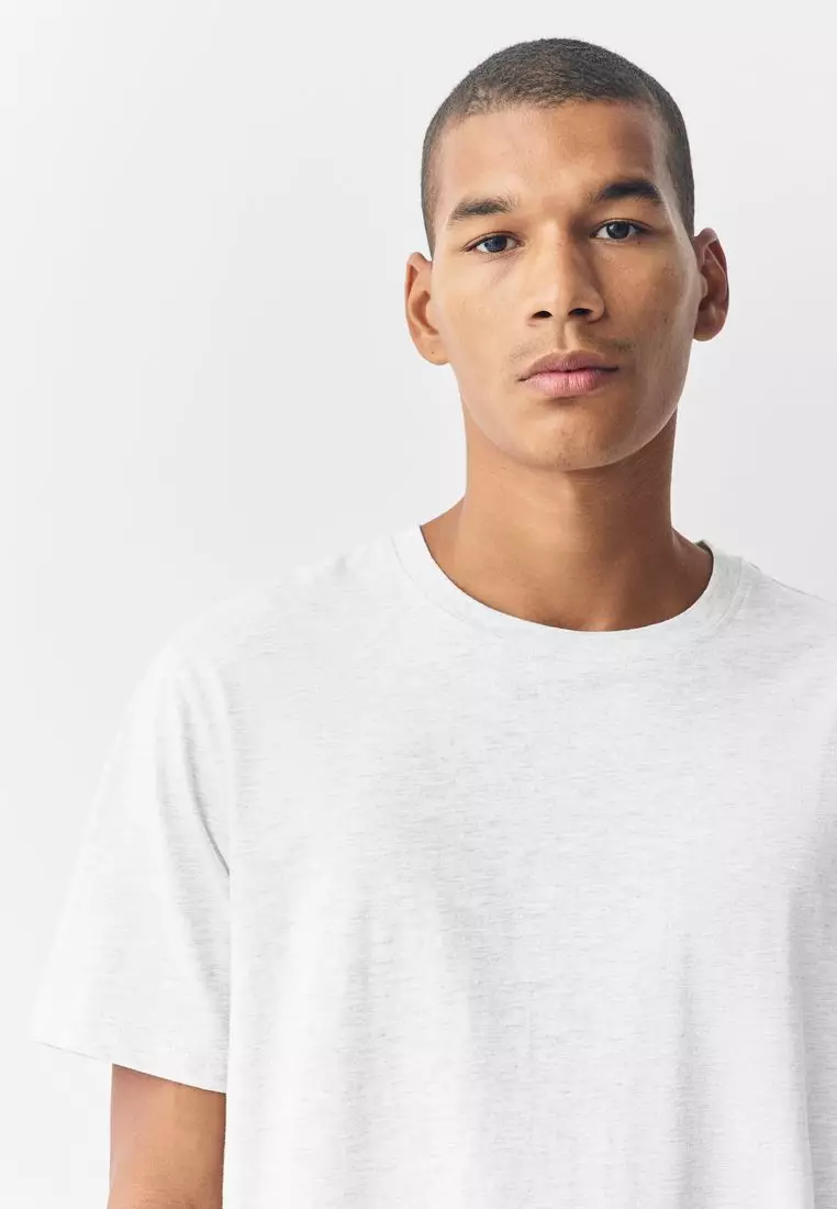 Essential Crew Neck Cotton T-Shirt Slim Fit