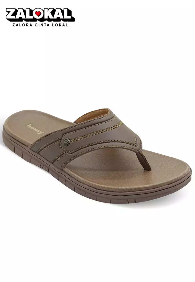 Homyped Pria Sandal Alpina01 Sawo
