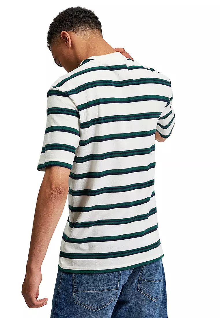 Textured Stripe Tee