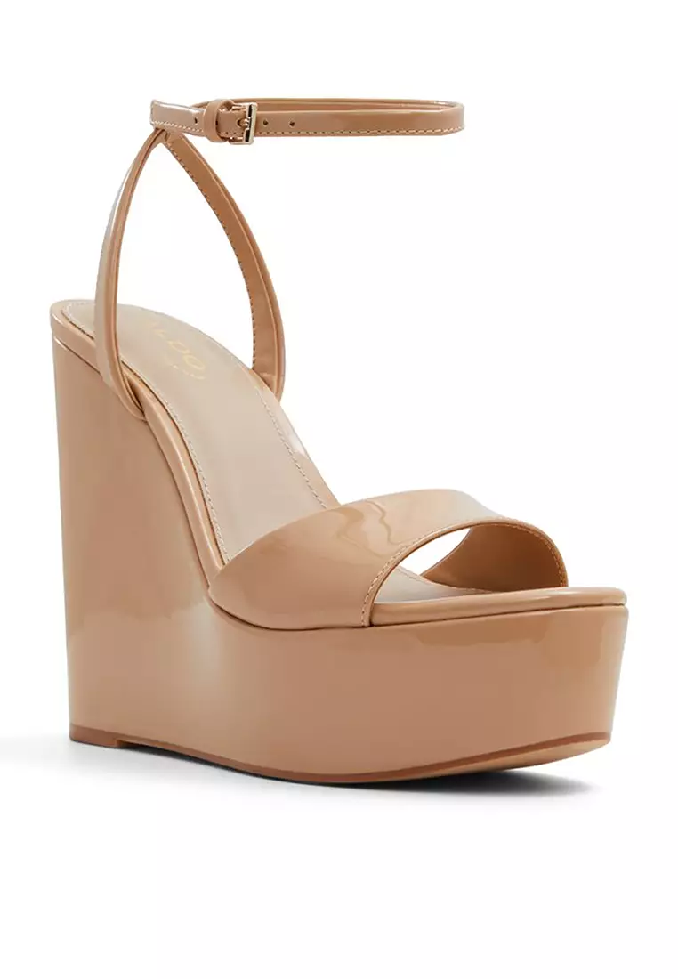 Aldo nude outlet wedges
