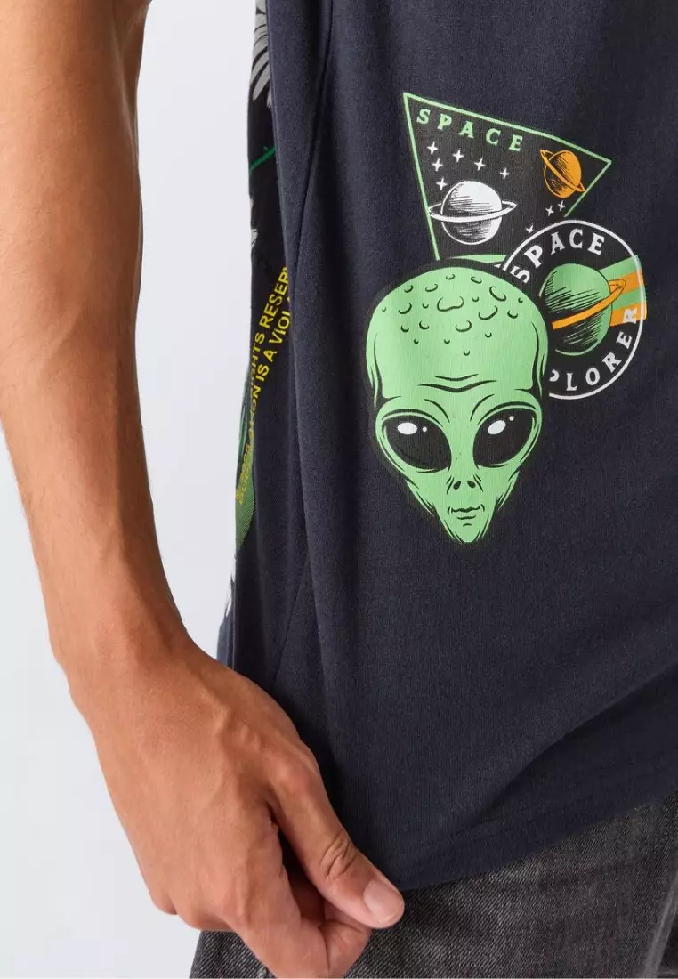 NYC Streetwear - Stack Cash Short Sleeves Tee - Black