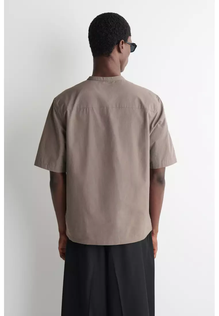COTTON HENLEY SHIRT