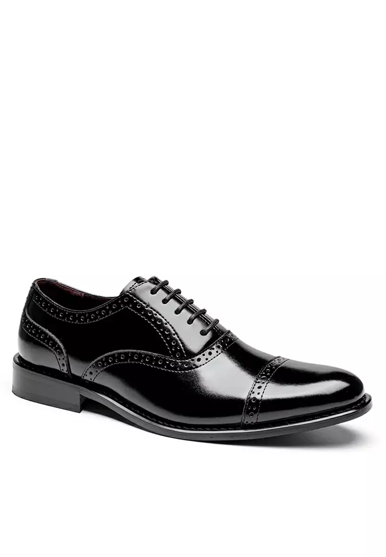 Brogue Leather Cap Toe Business Shoes MK5011-4