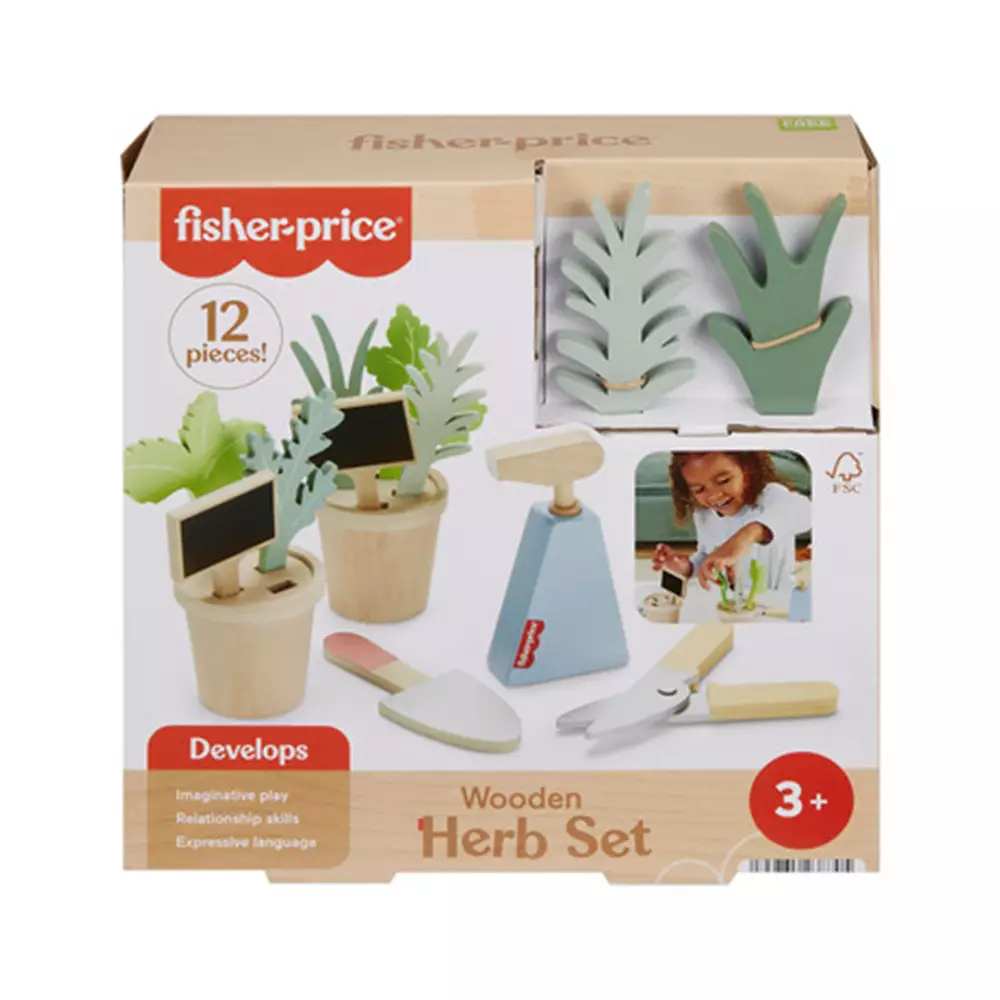 Fisher Price Set Wooden Herb