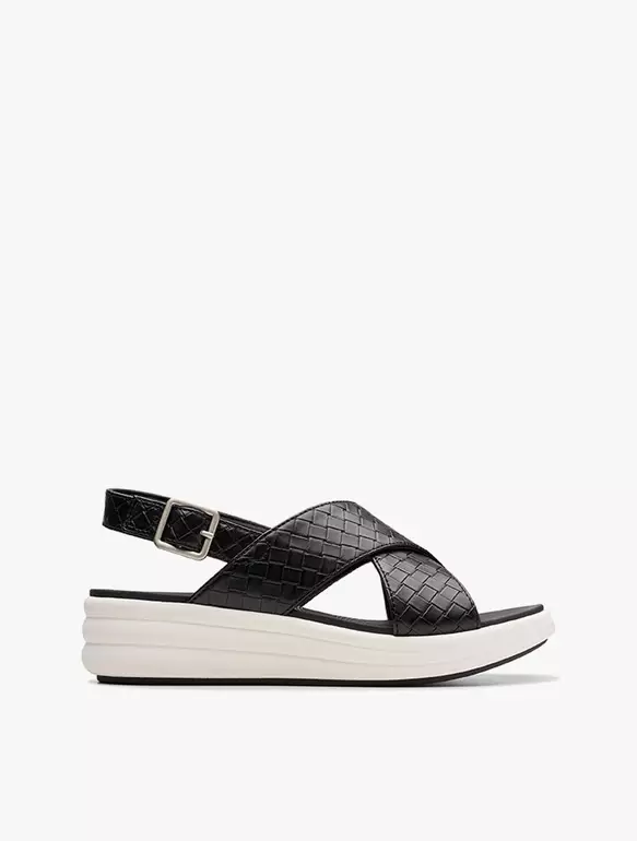 Clarks Drift Sun Black Woven