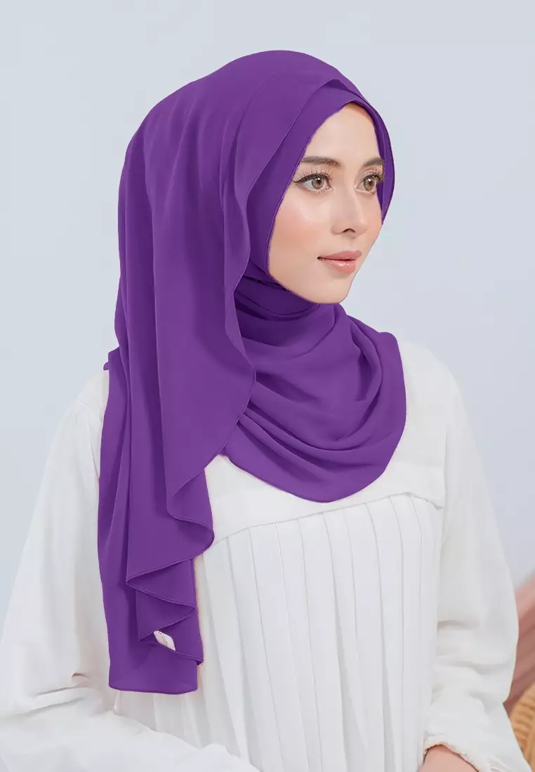 HIJAB INSTAN LUBNA - DARK PURPLE