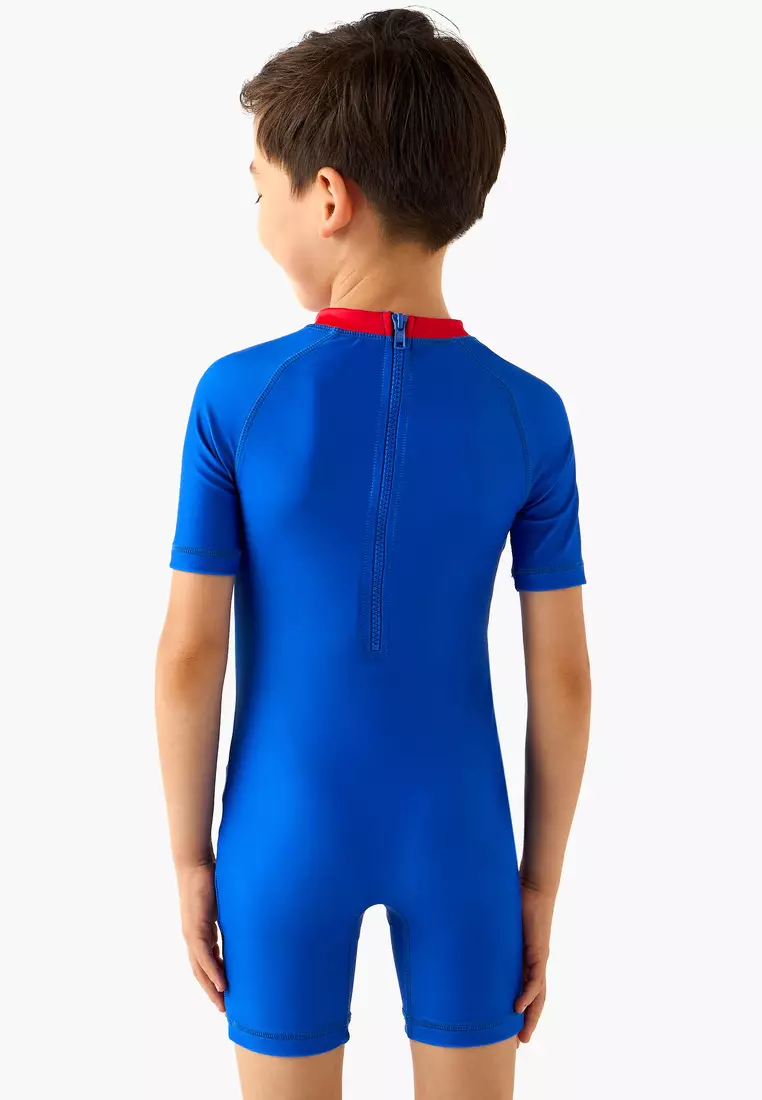 Babyshop Boys Spider-Man Print Swimsuit