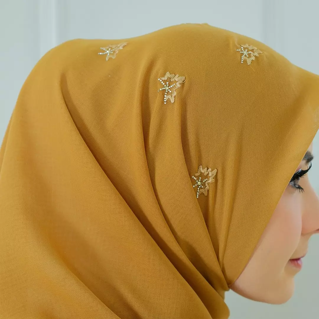 Mayra Indonesia - Scarf Noura - Mustard