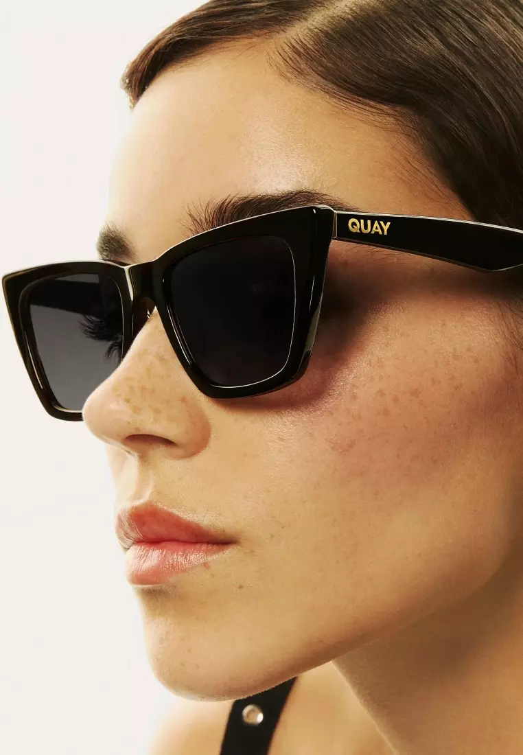 Call The Shots Sunglasses - Black/Smoke Polarized