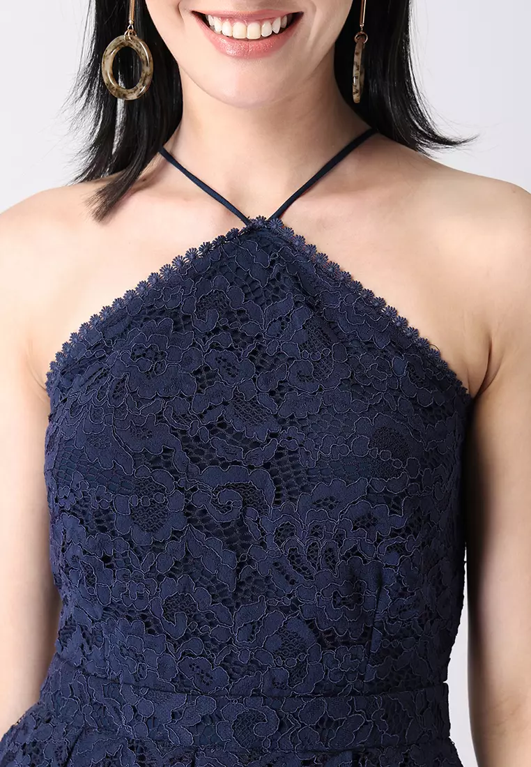 Maniju navy lace dress 2025