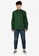 OVS green Piombo Cotton Button-Down Shirt 98086AA3ABF502GS_3