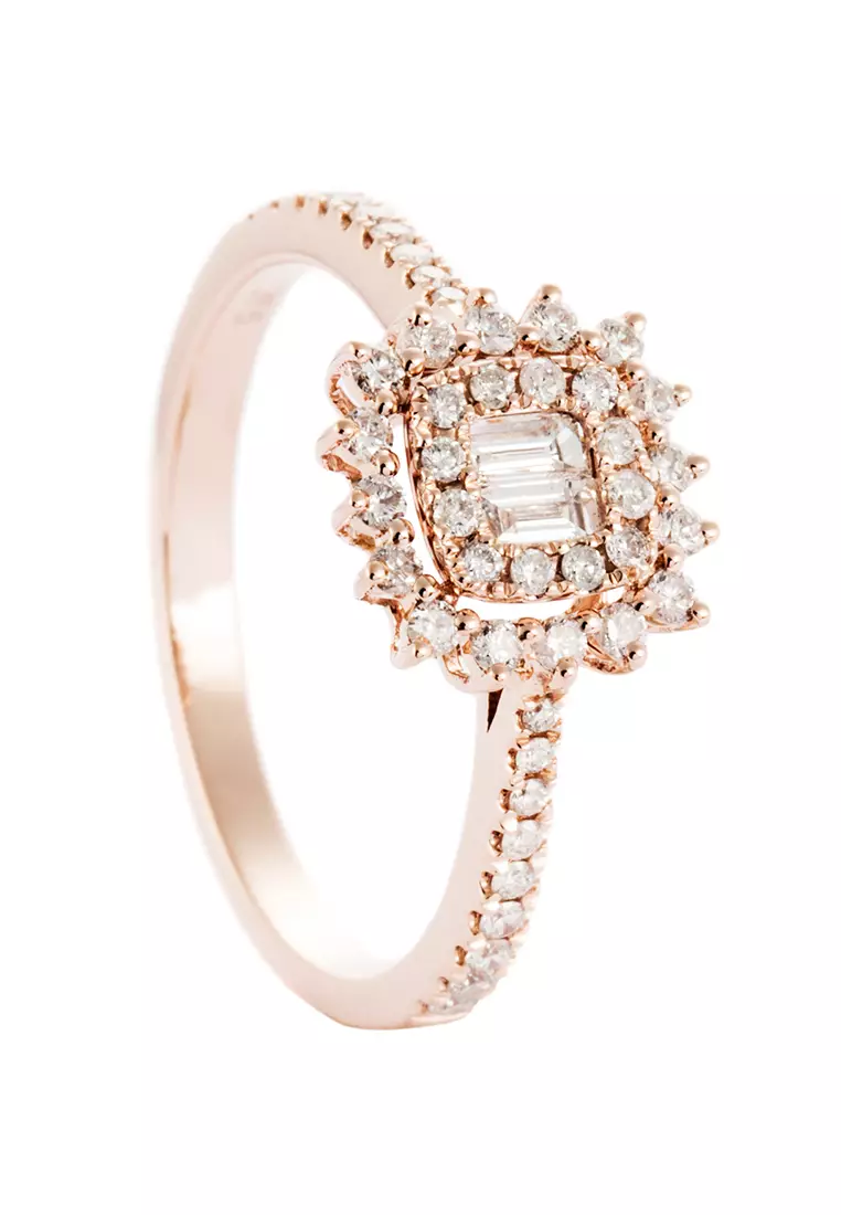 Habib rose deals gold ring