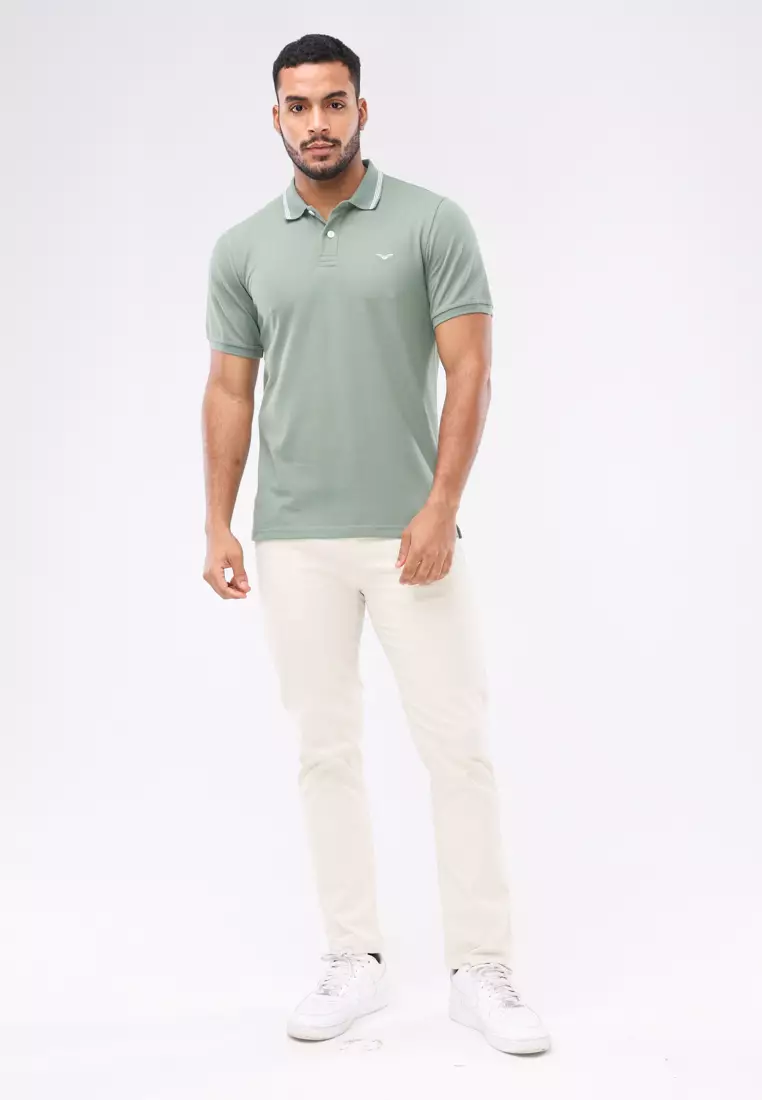 Cvc Collared Shirt Pique