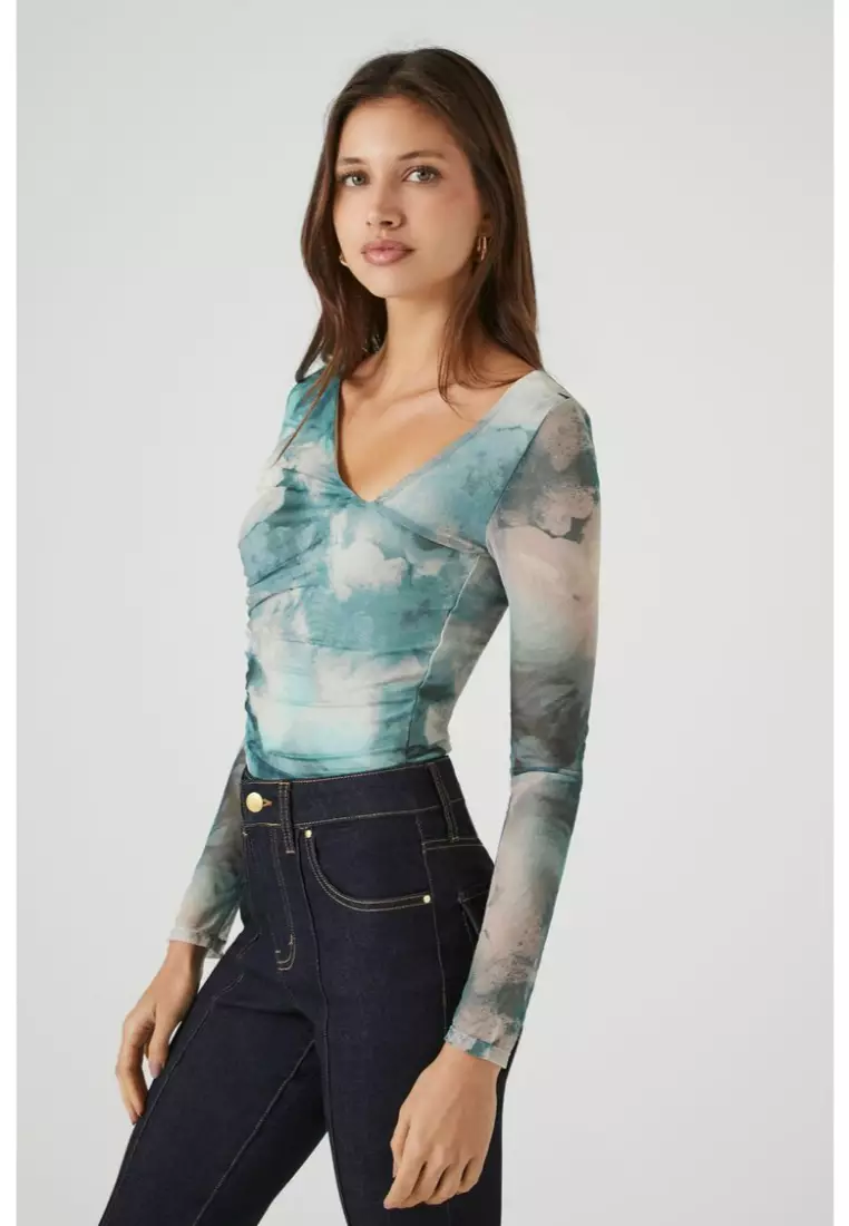 Forever 21 best sale mesh bodysuit
