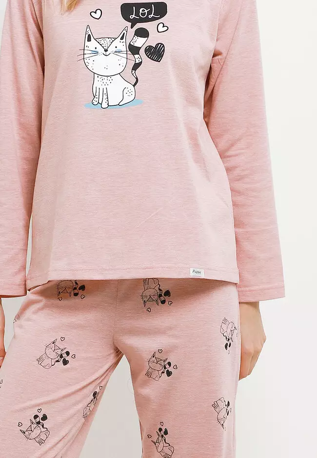 Pyjama Long Sleeve Long Pants Pants Sleepwear