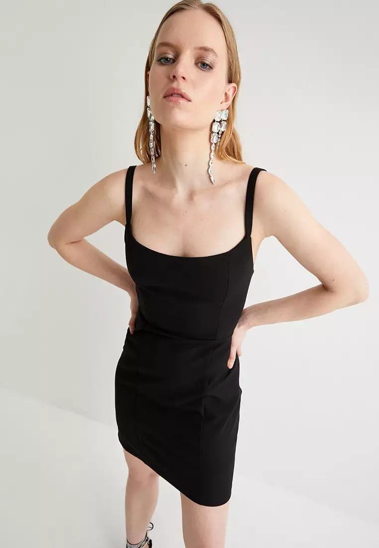 Open Back Mini Dress