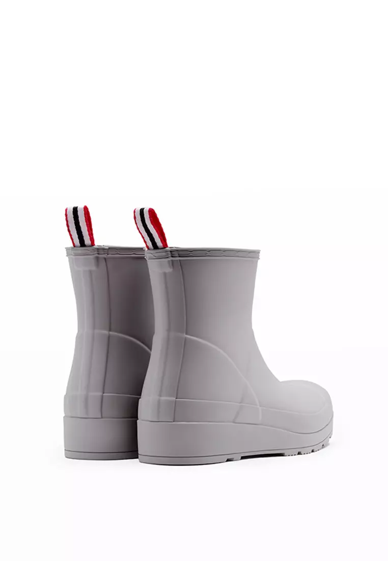 国内配送 HUNTER PLAY MOLDED BOOT SILVER Amazon | [ハンター] レインシューズ UNISEX PLAY MOLDED BOOT