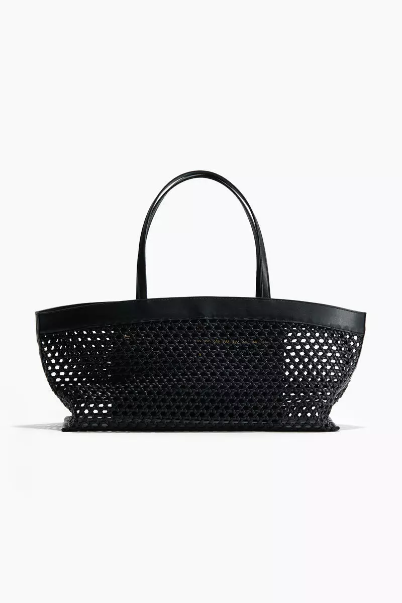 Lattice-weave shopper