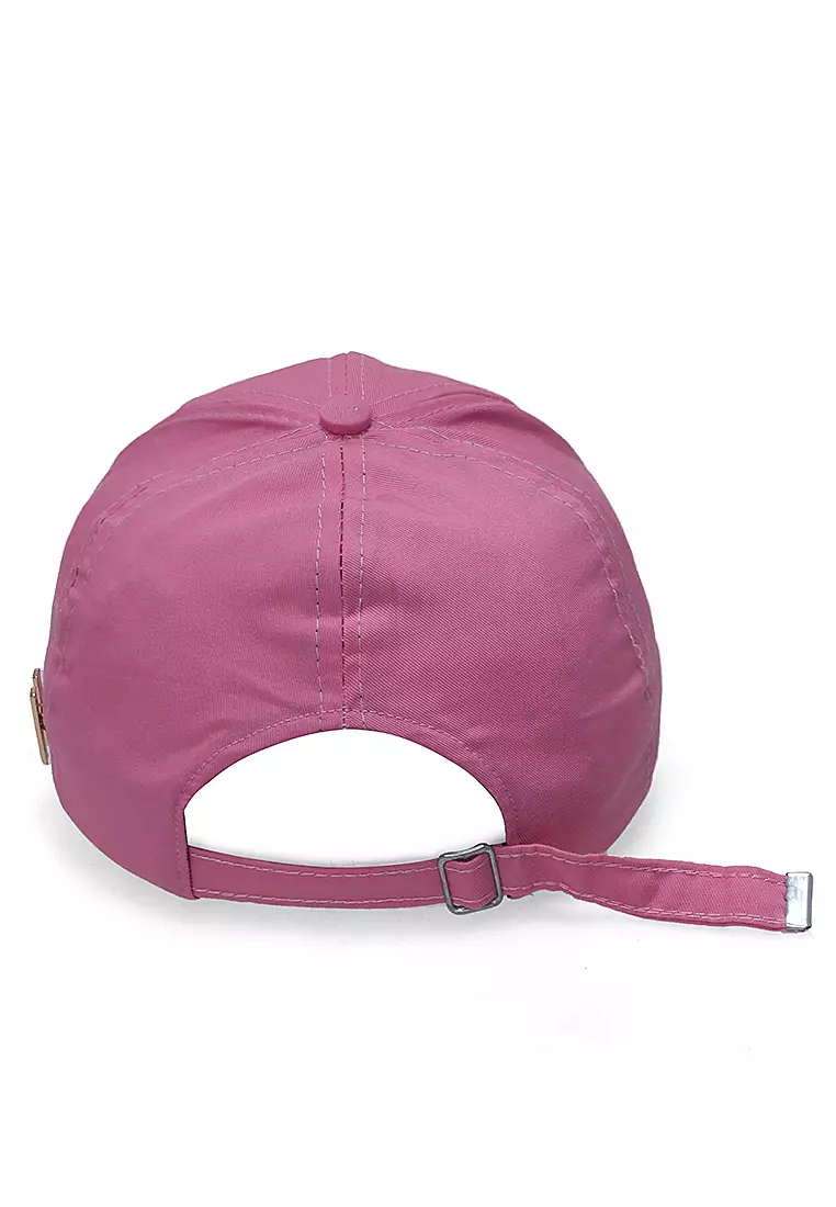 Drsh Topi Baseball Unisex Casual Sport Motive Stars Adjustable Material Cotton ORIGINAL - Pink