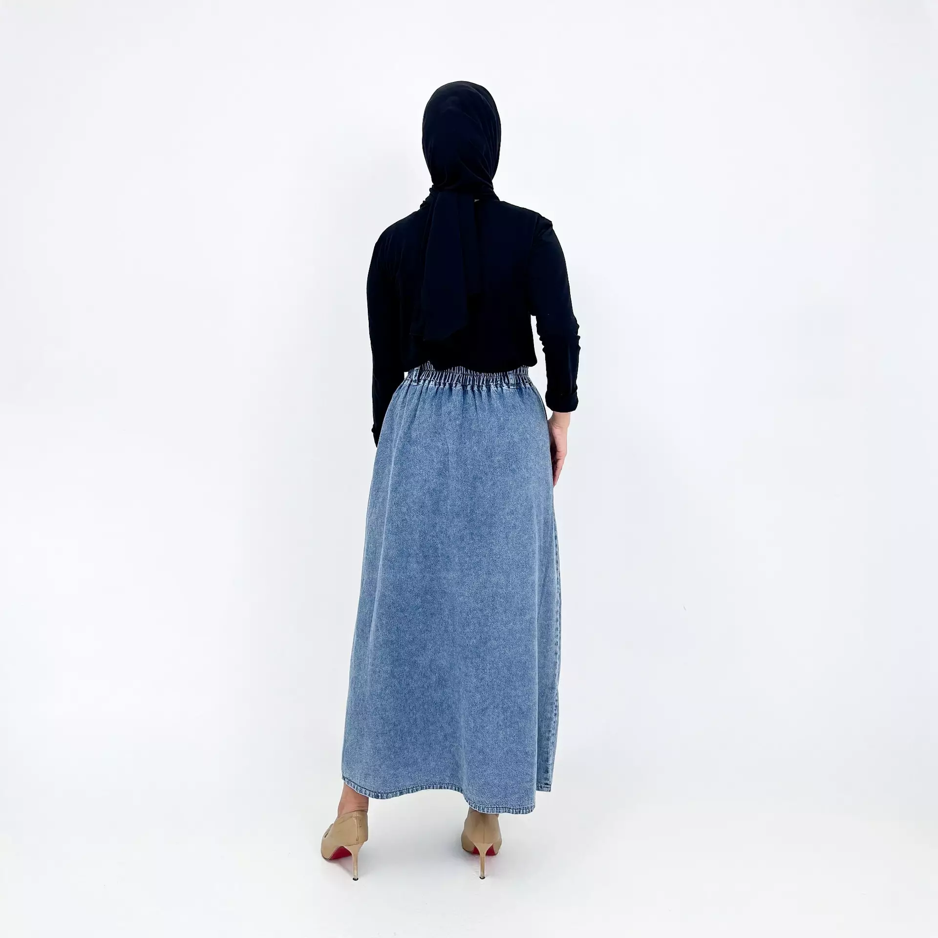 Rok Panjang Maxi Zulfa [SNOW BLUE]