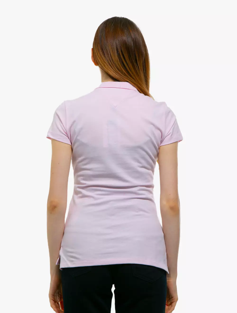 TOMMY HILFIGER - HERITAGE SLIM FIT POLO SHIRT - Pink - pink