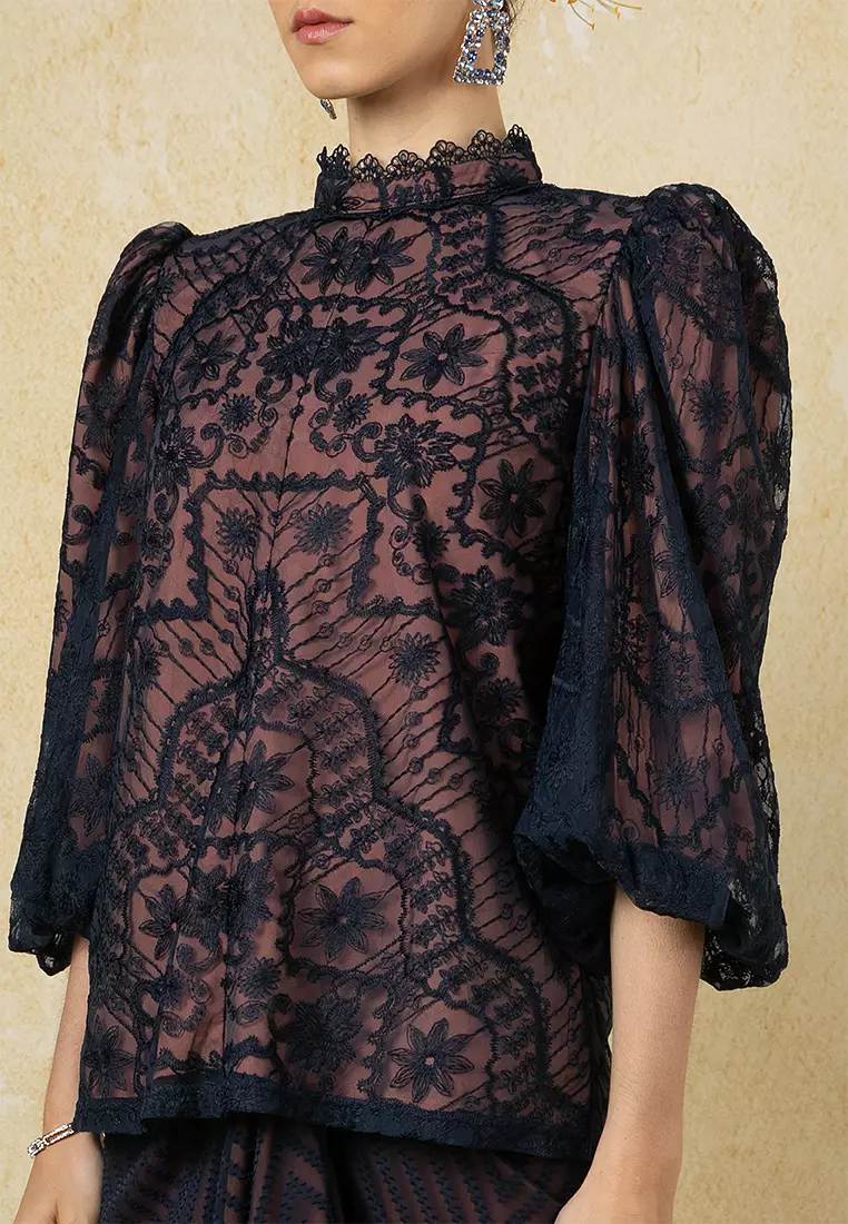 Asmara Kurung Kedah Lace Set