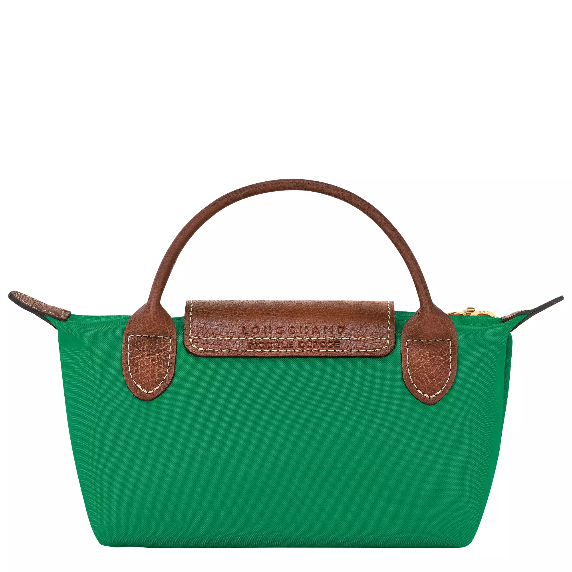 Le Pliage Original Pouch with Handle - Green