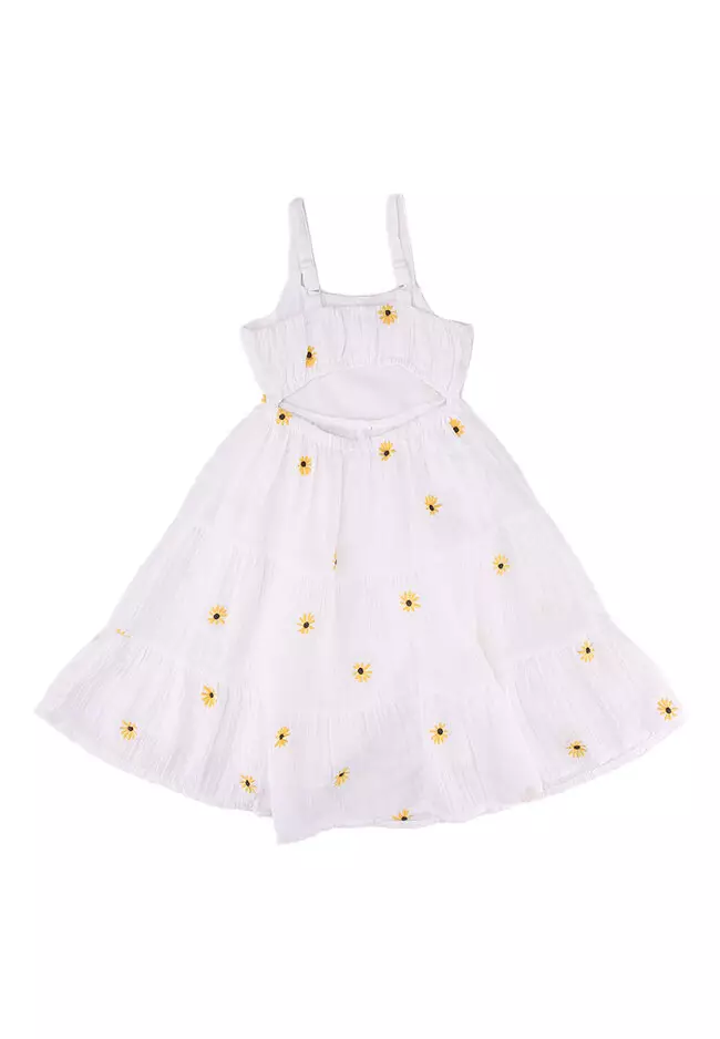 White and clearance gold dress kids