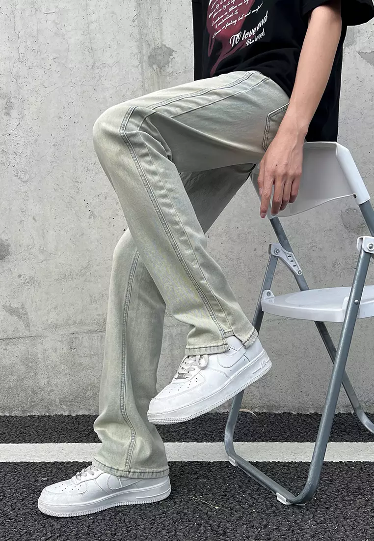 High Street Boot Cut Jeans AY-mj754