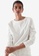 COS white Wide Neck Long Sleeve T-Shirt E9F47AAC0F875BGS_1