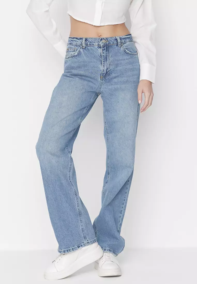 Wide Leg Low Jeans