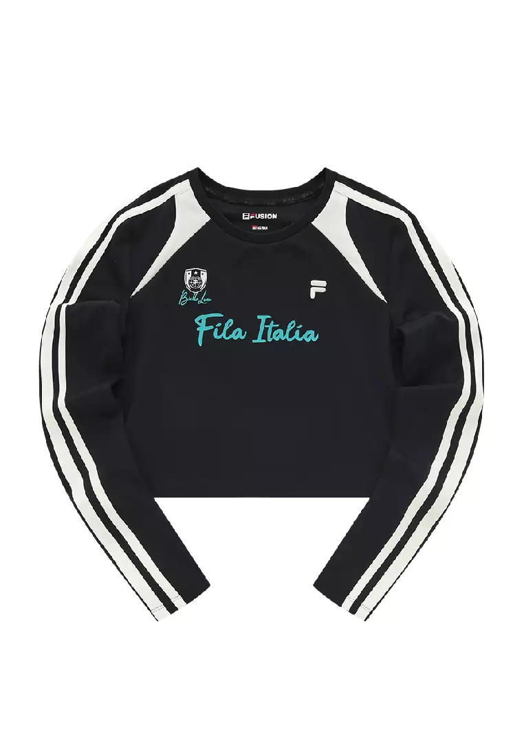 Fila black long on sale sleeve