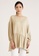 9months Maternity beige Neutral Maternity Puff Sleeve Nursing Blouse 3CC4EAA4137D0BGS_1