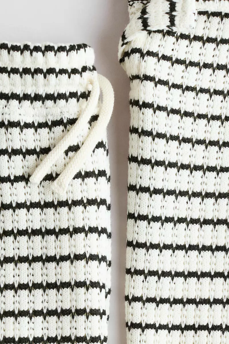 2-piece textured-knit set
