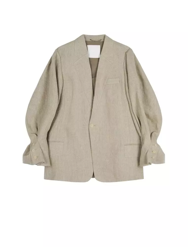 百搭宽松中长款西服