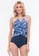 Sunseeker navy Mono Folige One-piece Swimsuit C5AF4US996383DGS_3