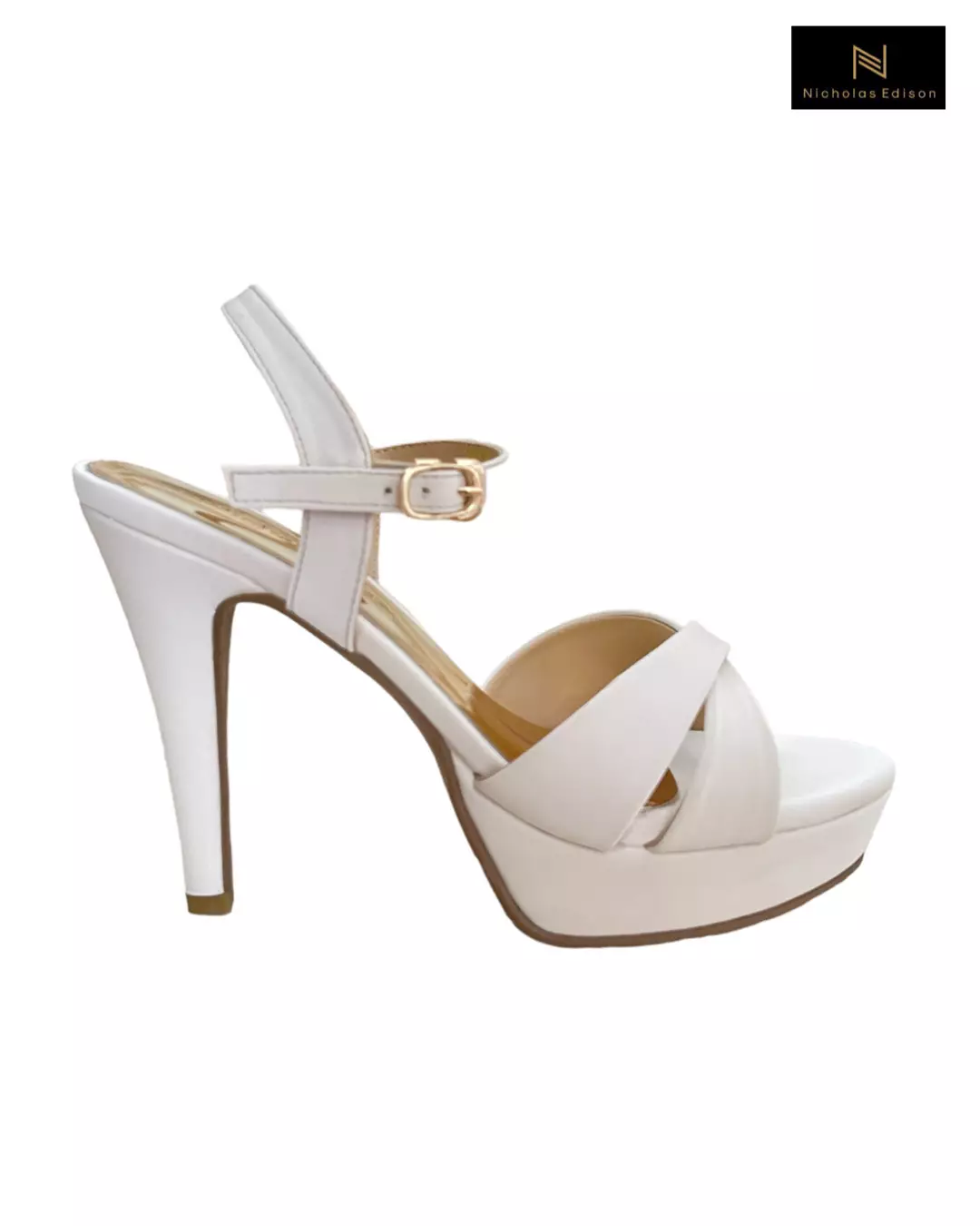Nicholas Edison Heel Eira White