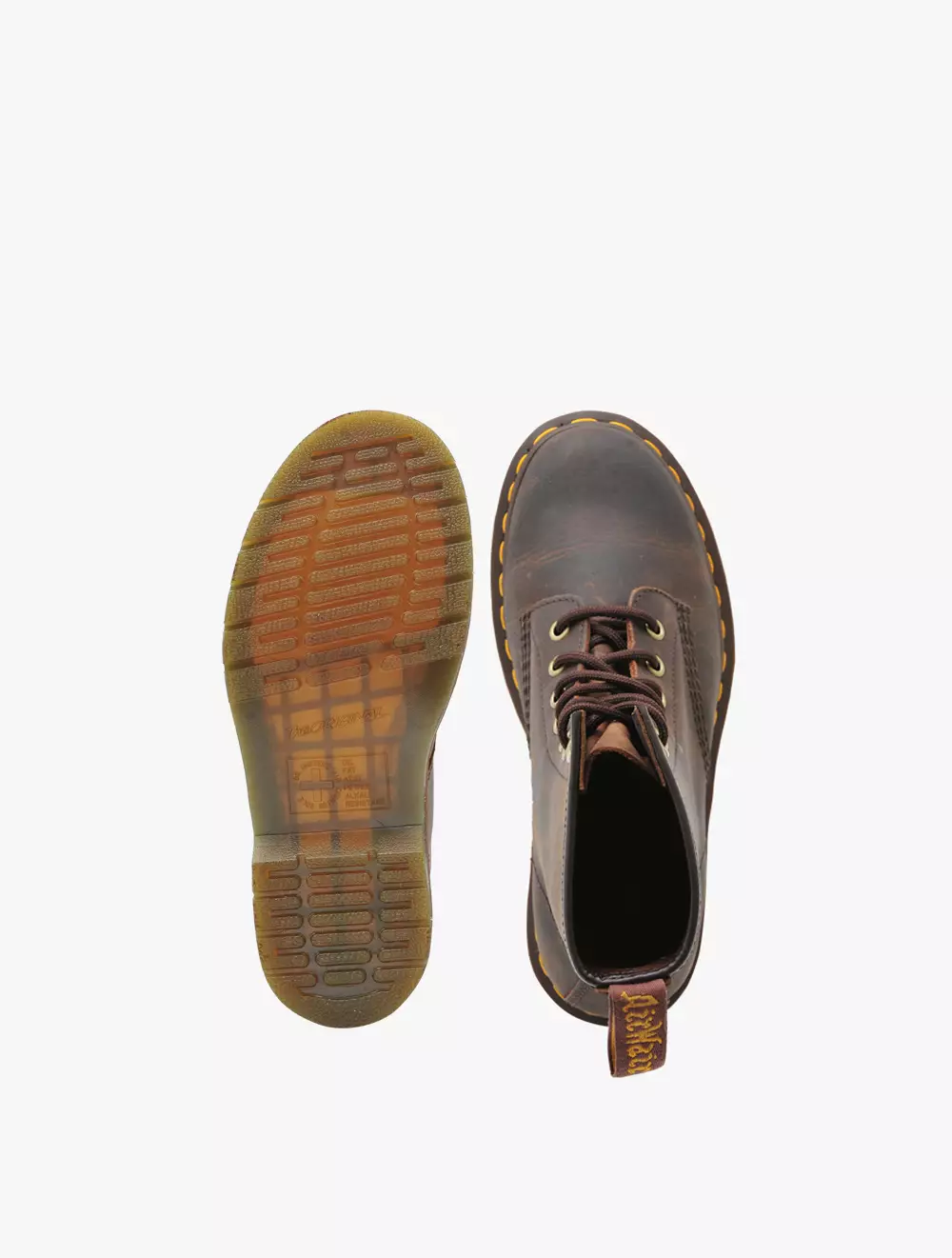 Core 1460 8Eye Unisex Boots - Dark Brown Crazyhorse