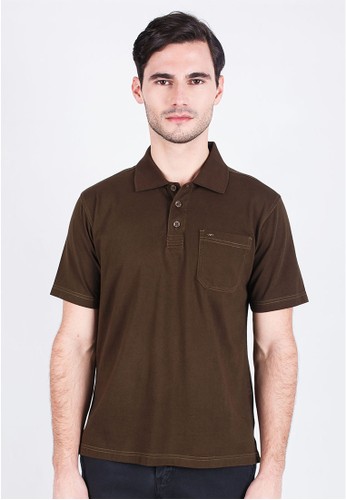 LGS - Regular Fit - Polo Shirt - Dark Brown.