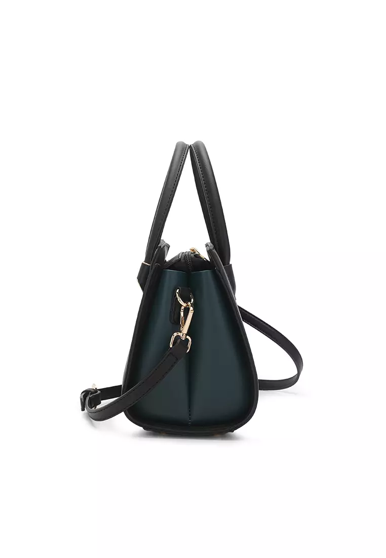 Women's Top Handle Bag / Sling Bag / Crossbody Bag (Tas Selempang / Tas Tangan) - Hitam