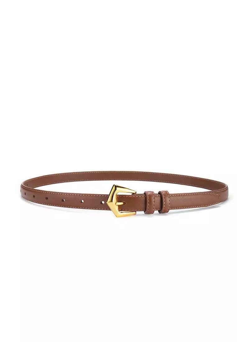 Slim Cowhide Belt