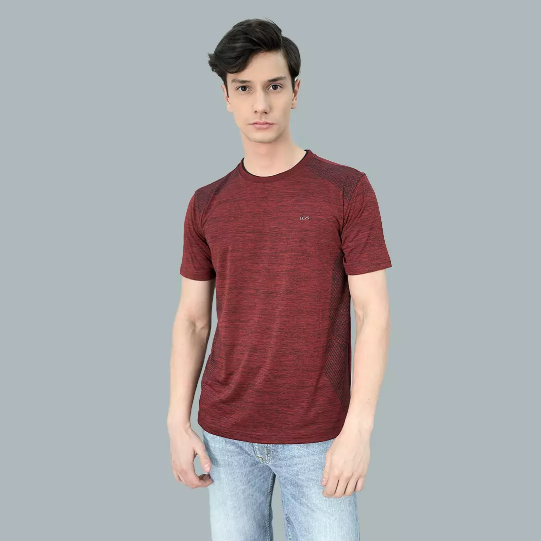 LGS - Kaos Olahraga Quick Dry - Slim Fit - Warna Variasi - Running - Tenis - Katun Nyaman