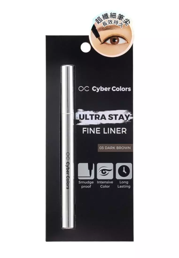 Cyber Colors  ULTRA STAY FINE LINER #03 Dark Brown