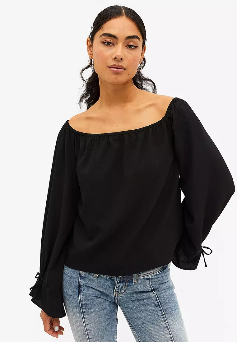 Shoulder off blouses cheap