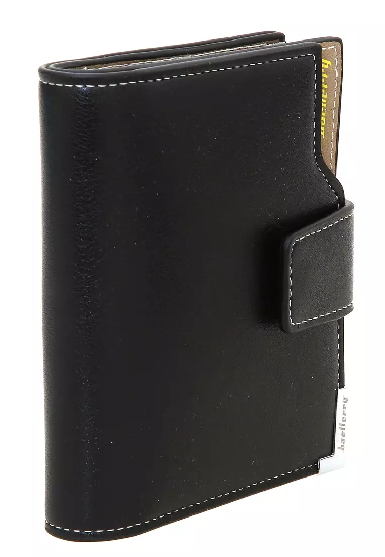 Dompet Kartu Pria Model Lipat Kasual Men's Card Wallet Anti Theft Material Leather ORIGINAL