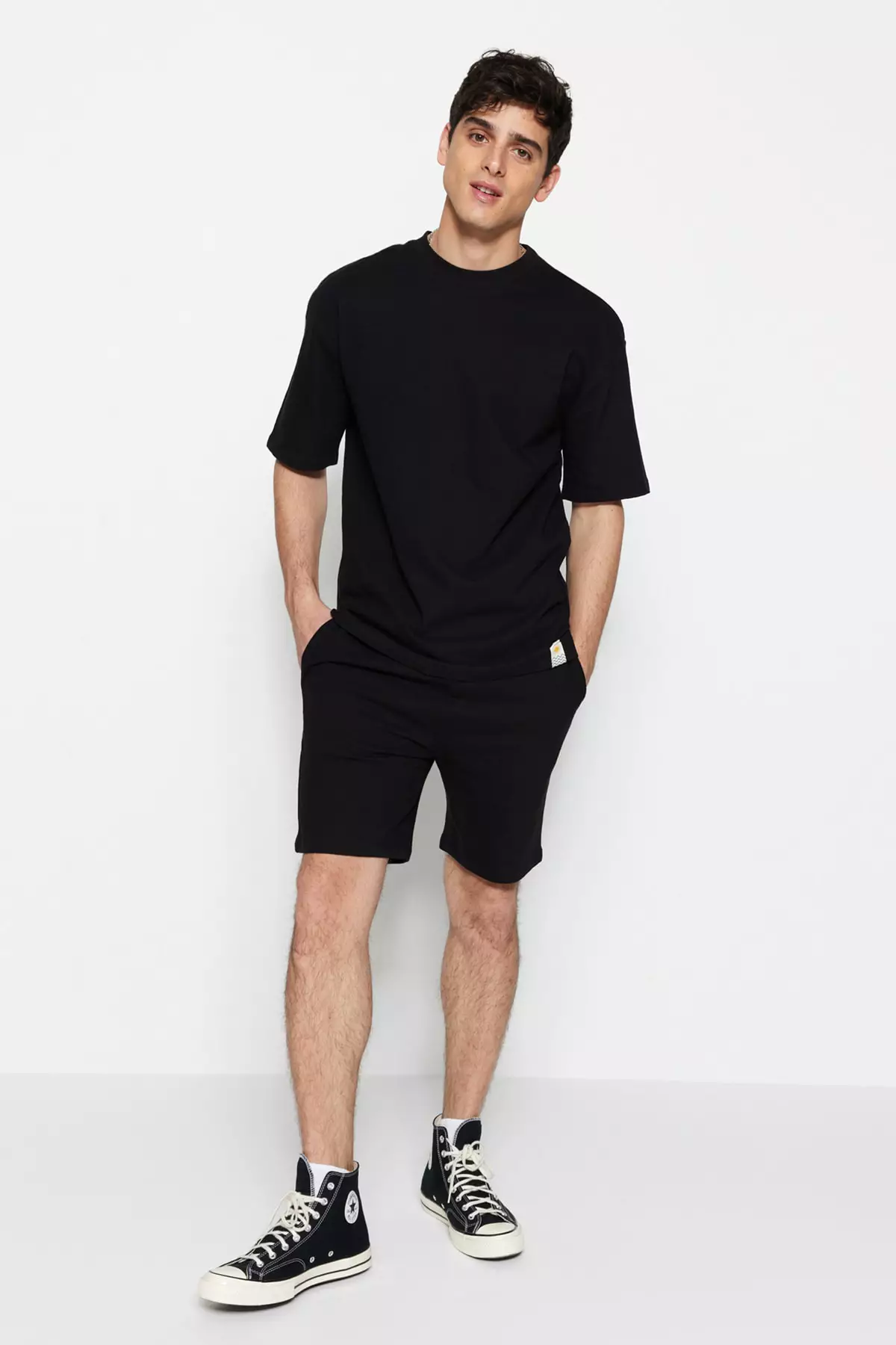 Textured Bermuda Shorts