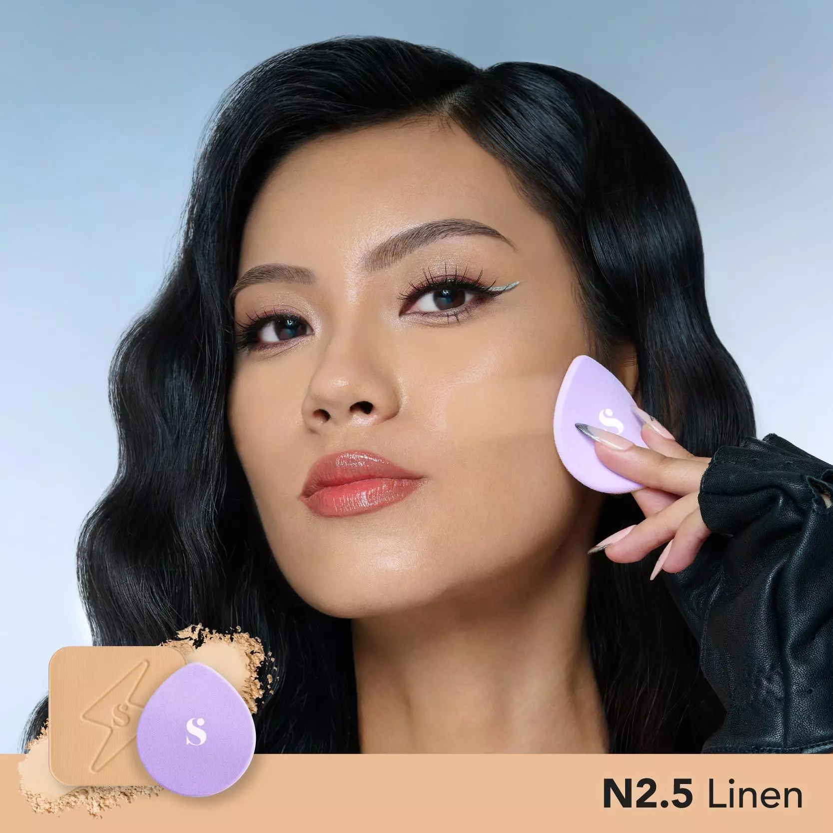 SOMETHINC REFILL Copy Paste COVERBLUR Powder Foundation 12g | Two Way Cake - N02.5 Linen