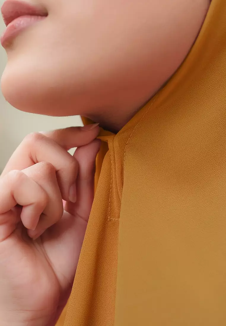 KHIBAN KHAIRA MAGNET PLUS NIQAB - HOT MUSTARD
